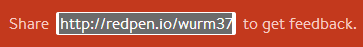 Esempio di commento su Redpen