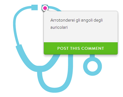Esempio di commento su Redpen